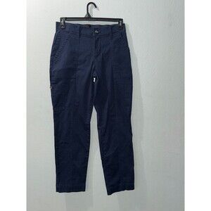 Lee Women's Ultra Lux Comfort Flex-to-Go Utility Pant Size 8M Navy NWOT NO FLAWS